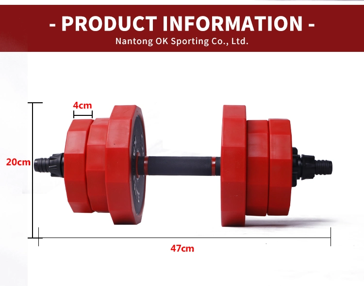 Workout Equipment Basics Adjustable Barbell Lifting Dumbbells Weight Set