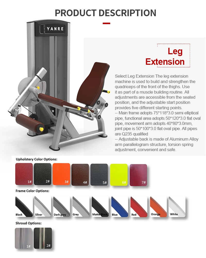 Wholesale New Design Exercise Functional Trainer Machine Commercial Gym Fitness Equipment Leg Extension